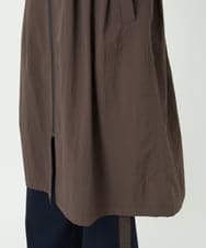 PHTAD02390 GEORGES RECH(小さいサイズ)(メゾン ドゥ サンク) ダンボールタフタドッキングロングジレ ネイビー