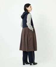 PHTAD02390 GEORGES RECH(小さいサイズ)(メゾン ドゥ サンク) ダンボールタフタドッキングロングジレ ネイビー