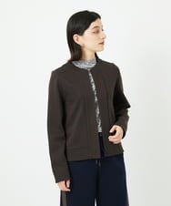 PHTAD24290 GEORGES RECH(小さいサイズ)(メゾン ドゥ サンク) [定番人気/日本製]デュアルウォームジャージジャケット ブラウン