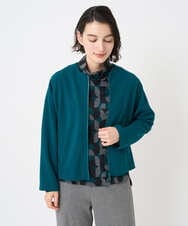 PHTAD30360 GEORGES RECH(小さいサイズ)(メゾン ドゥ サンク)  [セットアップ対応]ノーカラージャージージップ羽織 グリーン