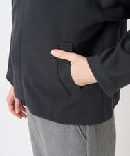 PHTAD30360 GEORGES RECH(小さいサイズ)(メゾン ドゥ サンク)  [セットアップ対応]ノーカラージャージージップ羽織 ダークグレー