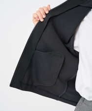 PHTAD30360 GEORGES RECH(小さいサイズ)(メゾン ドゥ サンク)  [セットアップ対応]ノーカラージャージージップ羽織 ダークグレー