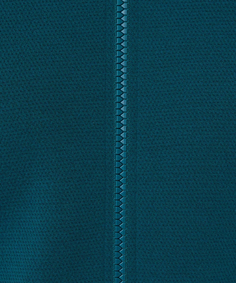 PHTAD30360 GEORGES RECH(小さいサイズ)(メゾン ドゥ サンク)  [セットアップ対応]ノーカラージャージージップ羽織 ダークグレー