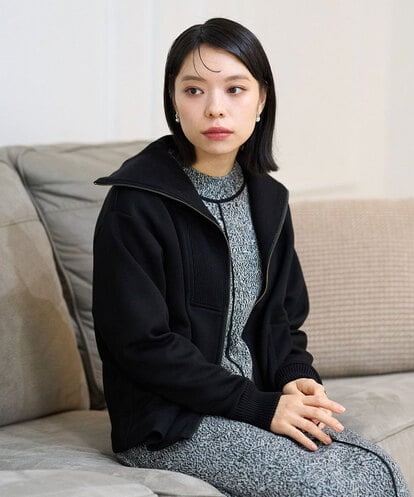 PHTAG11340 GEORGES RECH(小さいサイズ) ストレッチダンボールジップアップブルゾン