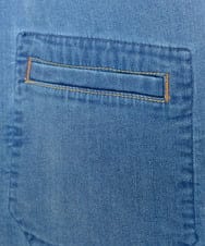 PHTEA26360 GEORGES RECH(小さいサイズ)(メゾン ドゥ サンク)  [セットアップ対応]8.5ozスウェットデニムジャケット ライトブルー