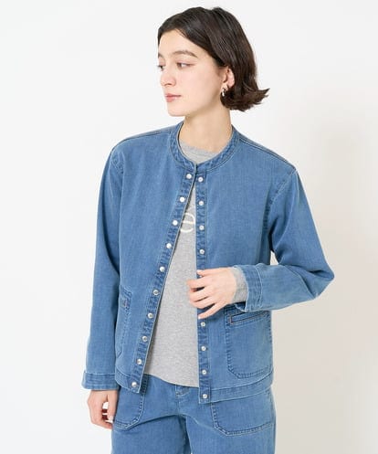 PHTEA26360 GEORGES RECH(小さいサイズ)  [セットアップ対応]8.5ozスウェットデニムジャケット
