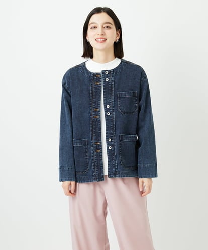 PHTEE01360 GEORGES RECH(小さいサイズ) スウェットデニムジャケット