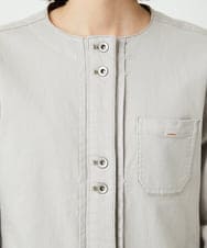 PHTEE01360 GEORGES RECH(小さいサイズ)(メゾン ドゥ サンク) スウェットデニムジャケット ライトグレー