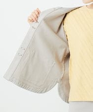 PHTEE01360 GEORGES RECH(小さいサイズ)(メゾン ドゥ サンク) スウェットデニムジャケット ライトグレー