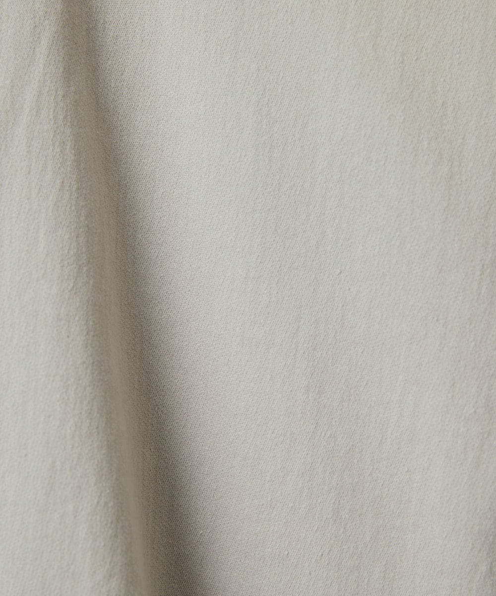 PHTEE01360 GEORGES RECH(小さいサイズ)(メゾン ドゥ サンク)  [セットアップ対応]ノーカラージャジーデニムジャケット ライトグレー