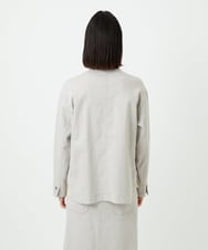 PHTEE01360 GEORGES RECH(小さいサイズ)(メゾン ドゥ サンク) スウェットデニムジャケット ライトグレー