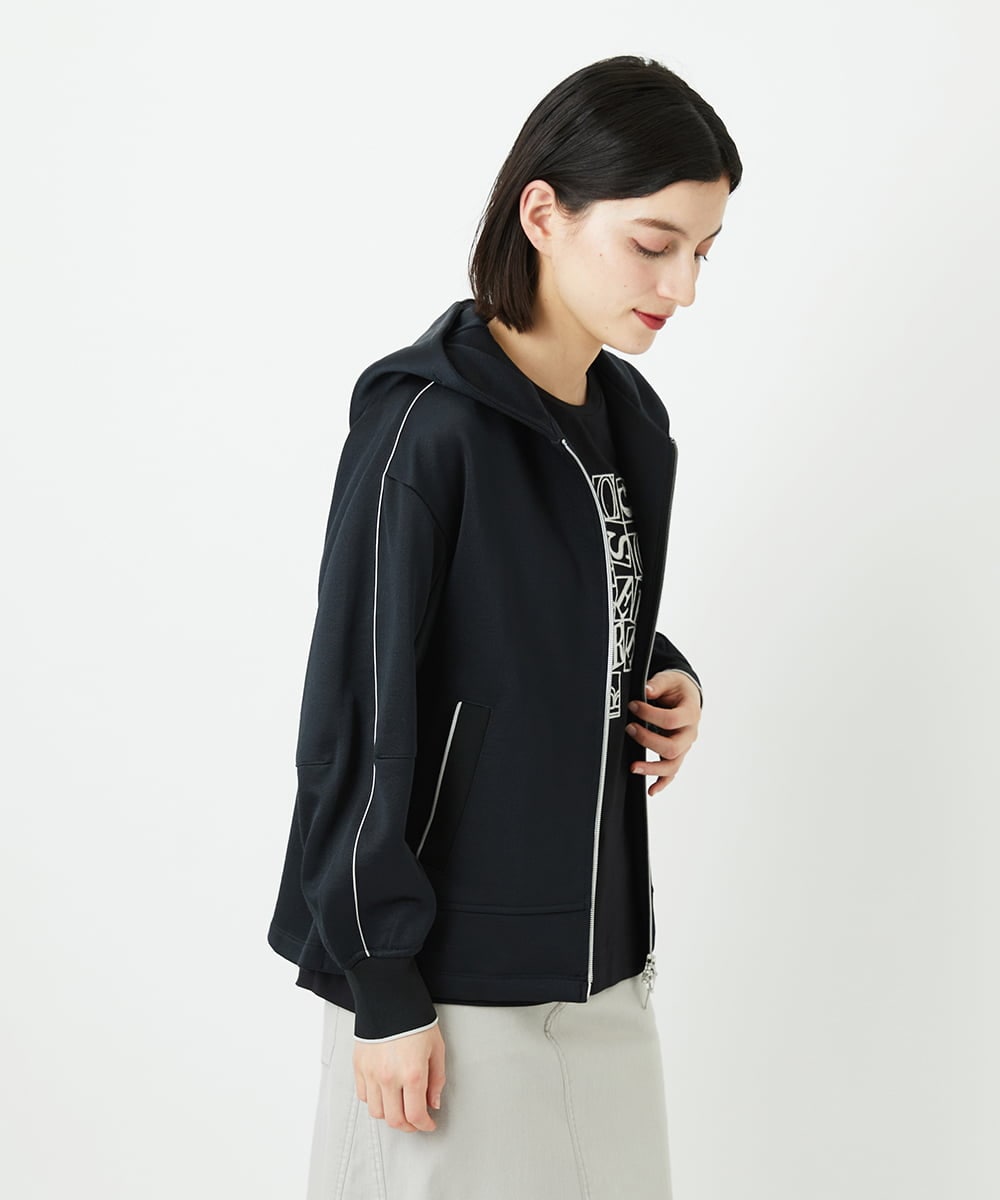 PHTEE02330 GEORGES RECH(小さいサイズ)(メゾン ドゥ サンク) ブライトジャージーパーカー ライトグレー