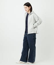 PHTEE02330 GEORGES RECH(小さいサイズ)(メゾン ドゥ サンク) ジップアップパーカー ライトグレー