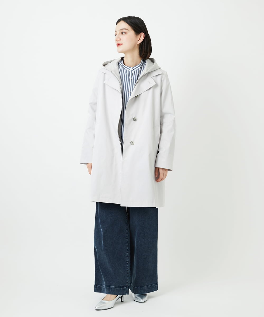 PHTEE02330 GEORGES RECH(小さいサイズ)(メゾン ドゥ サンク) ブライトジャージーパーカー ライトグレー