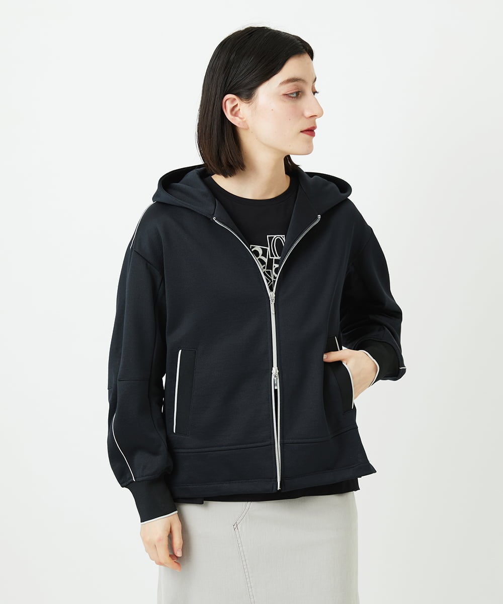 PHTEE02330 GEORGES RECH(小さいサイズ)(メゾン ドゥ サンク) ブライトジャージーパーカー ライトグレー