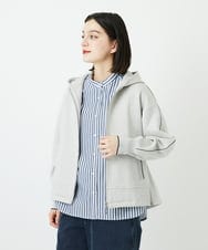 PHTEE02330 GEORGES RECH(小さいサイズ)(メゾン ドゥ サンク) ブライトジャージーパーカー ライトグレー