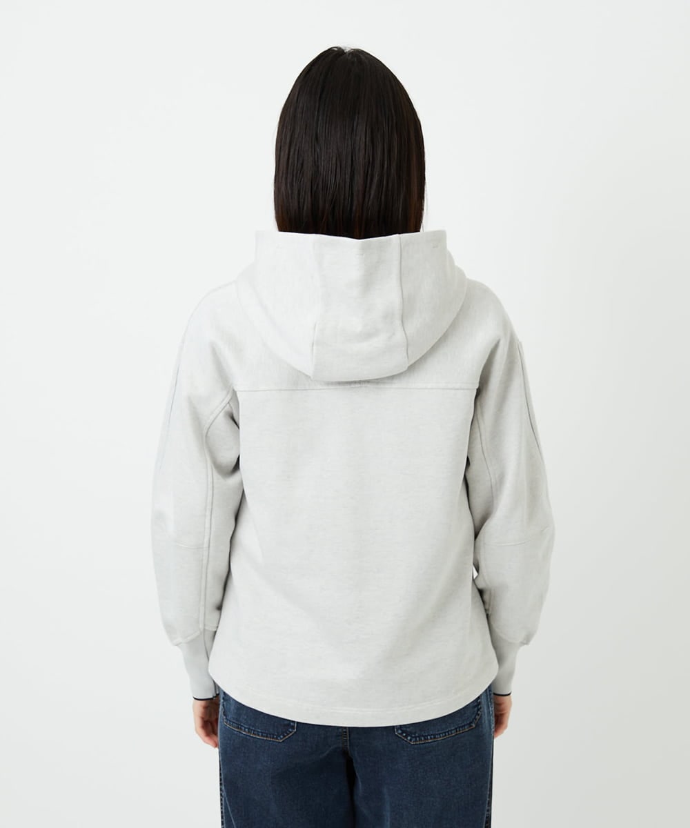 PHTEE02330 GEORGES RECH(小さいサイズ)(メゾン ドゥ サンク) ジップアップパーカー ライトグレー