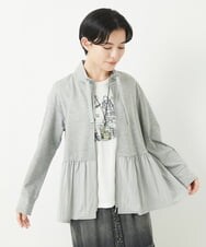 PHTGA24330 GEORGES RECH(小さいサイズ)(メゾン ドゥ サンク) ペプラムポンチ羽織 アイボリー