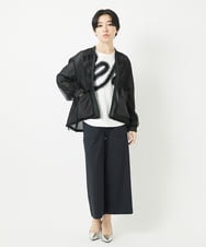 PHTGB44360 GEORGES RECH(小さいサイズ)(メゾン ドゥ サンク) ダイヤチュールネットシアーブルゾン ホワイト
