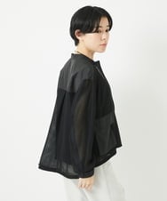 PHTGB44360 GEORGES RECH(小さいサイズ)(メゾン ドゥ サンク) ダイヤチュールネットシアーブルゾン ホワイト