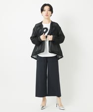 PHTGB44360 GEORGES RECH(小さいサイズ)(メゾン ドゥ サンク) ダイヤチュールネットシアーブルゾン ホワイト