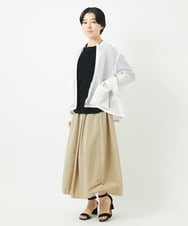 PHTGB44360 GEORGES RECH(小さいサイズ)(メゾン ドゥ サンク) ダイヤチュールネットシアーブルゾン ホワイト