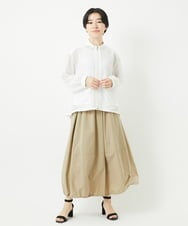PHTGB44360 GEORGES RECH(小さいサイズ)(メゾン ドゥ サンク) ダイヤチュールネットシアーブルゾン ホワイト