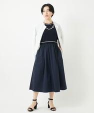 PHTGB44360 GEORGES RECH(小さいサイズ)(メゾン ドゥ サンク) ダイヤチュールネットシアーブルゾン ホワイト