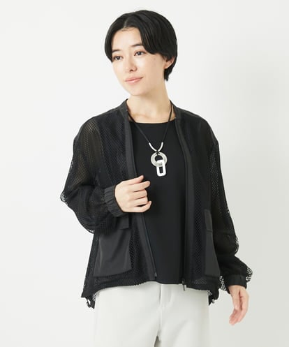 PHTGB44360 GEORGES RECH(小さいサイズ) ダイヤチュールネットシアーブルゾン