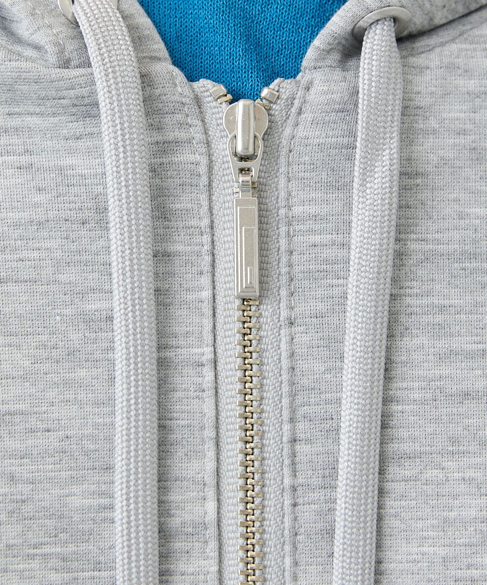 PHTGD06290 GEORGES RECH(小さいサイズ)(メゾン ドゥ サンク) ラグランスリーブ8分袖パーカー ライトグレー