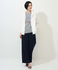 PHTGD06290 GEORGES RECH(小さいサイズ)(メゾン ドゥ サンク) ラグランスリーブ8分袖パーカー ライトグレー