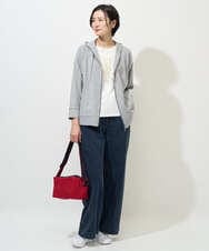 PHTGD06290 GEORGES RECH(小さいサイズ)(メゾン ドゥ サンク) ラグランスリーブ8分袖パーカー ライトグレー