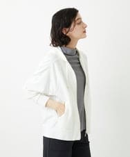 PHTGD06290 GEORGES RECH(小さいサイズ)(メゾン ドゥ サンク) ラグランスリーブ8分袖パーカー ライトグレー