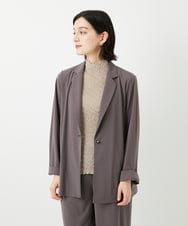 PHTGD11390 GEORGES RECH(小さいサイズ)(メゾン ドゥ サンク)  [セットアップ対応]ドライタッチジャージーテーラードジャケット ベージュ