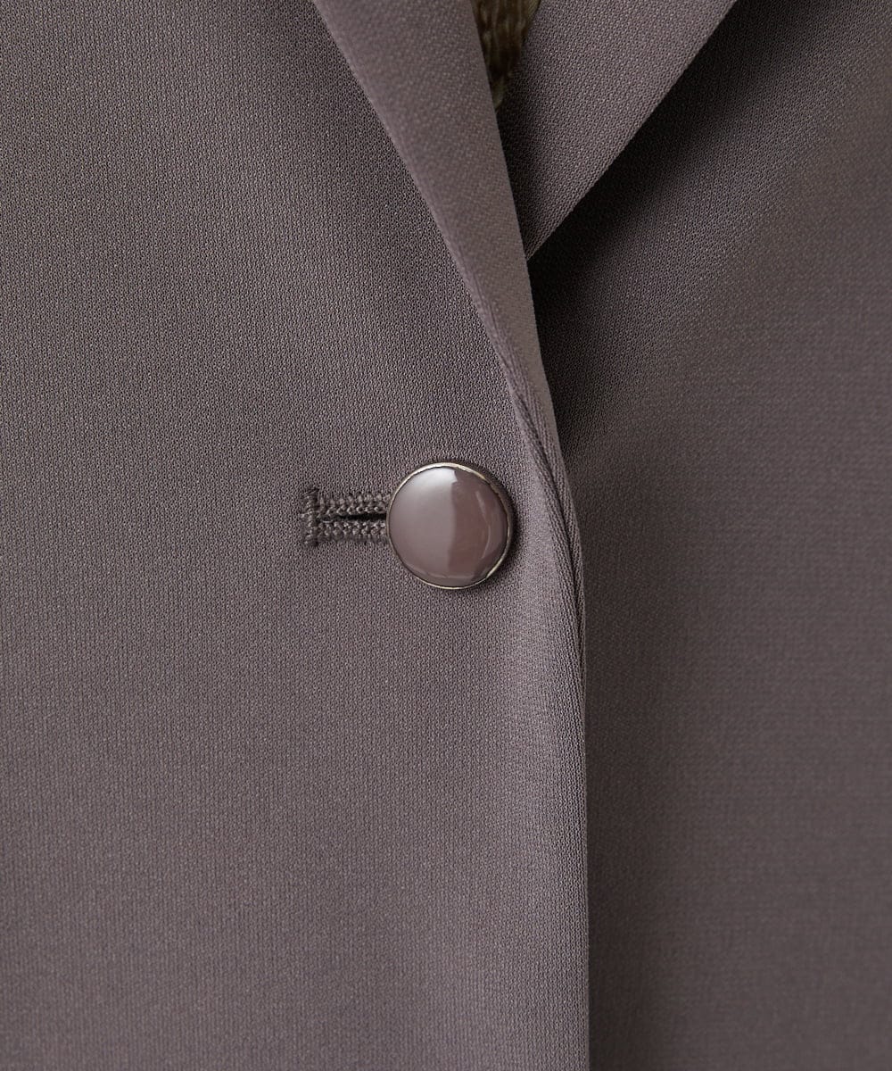 PHTGD11390 GEORGES RECH(小さいサイズ)(メゾン ドゥ サンク)  [セットアップ対応]ドライタッチジャージーテーラードジャケット ベージュ