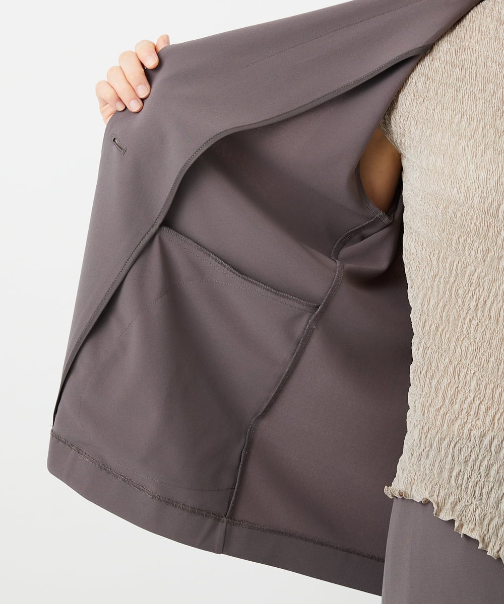 PHTGD11390 GEORGES RECH(小さいサイズ)(メゾン ドゥ サンク)  [セットアップ対応]ドライタッチジャージーテーラードジャケット ベージュ