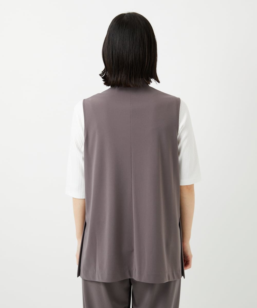 PHTGF28290 GEORGES RECH(小さいサイズ)(メゾン ドゥ サンク)  [セットアップ対応]ドライタッチジャージージレ ベージュ