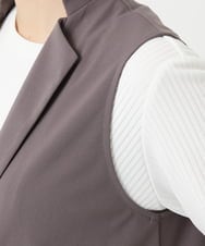 PHTGF28290 GEORGES RECH(小さいサイズ)(メゾン ドゥ サンク)  [セットアップ対応]ドライタッチジャージージレ ベージュ