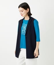 PHTGF28290 GEORGES RECH(小さいサイズ)(メゾン ドゥ サンク)  [セットアップ対応]ドライタッチジャージージレ ベージュ