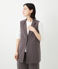 PHTGF28290 GEORGES RECH(小さいサイズ)(メゾン ドゥ サンク)  [セットアップ対応]ドライタッチジャージージレ ベージュ