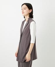 PHTGF28290 GEORGES RECH(小さいサイズ)(メゾン ドゥ サンク)  [セットアップ対応]ドライタッチジャージージレ ベージュ