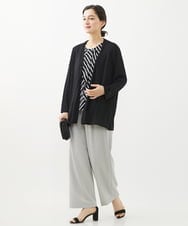 PHTHW20230 GEORGES RECH(小さいサイズ)(メゾン ドゥ サンク) [2点セット]タンクトップセットフライスカーディガン ブルー×ホワイトボーダー