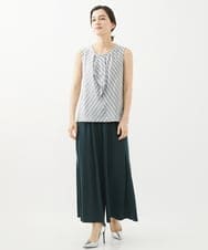 PHTHW20230 GEORGES RECH(小さいサイズ)(メゾン ドゥ サンク) [2点セット]タンクトップセットフライスカーディガン ブルー×ホワイトボーダー