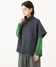 PHTJE19390 GEORGES RECH(小さいサイズ)(メゾン ドゥ サンク) ジャージーポンチョライクジレ ダークグレー