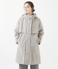 PHUAB41630 GEORGES RECH(小さいサイズ)(メゾン ドゥ サンク) ステッチレスタフタロングダウンコート ベージュ