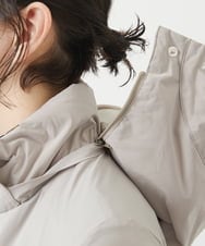 PHUAB41630 GEORGES RECH(小さいサイズ)(メゾン ドゥ サンク) ステッチレスタフタロングダウンコート ベージュ