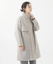 PHUAB41630 GEORGES RECH(小さいサイズ)(メゾン ドゥ サンク) ステッチレスタフタロングダウンコート ベージュ