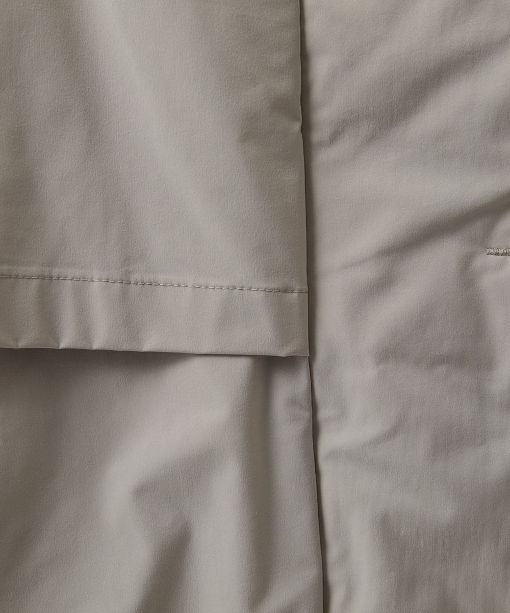 PHUAB41630 GEORGES RECH(小さいサイズ)(メゾン ドゥ サンク) ステッチレスタフタロングダウンコート ベージュ