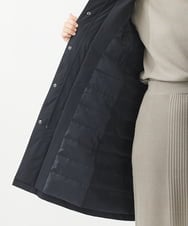 PHUAB41630 GEORGES RECH(小さいサイズ)(メゾン ドゥ サンク) ステッチレスタフタロングダウンコート ベージュ