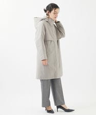 PHUAB41630 GEORGES RECH(小さいサイズ)(メゾン ドゥ サンク) ステッチレスタフタロングダウンコート ベージュ